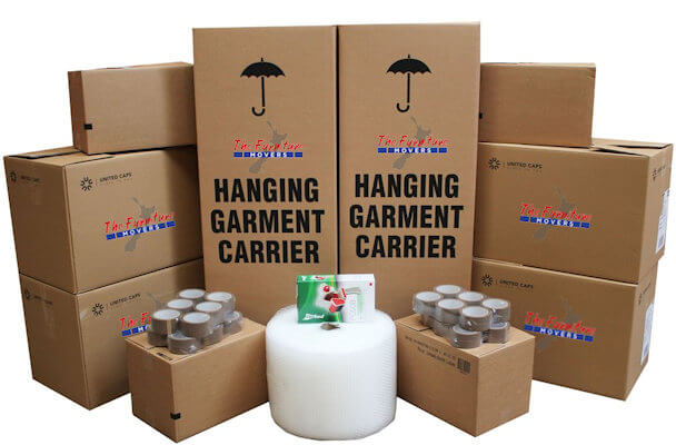 packing supplies boxes